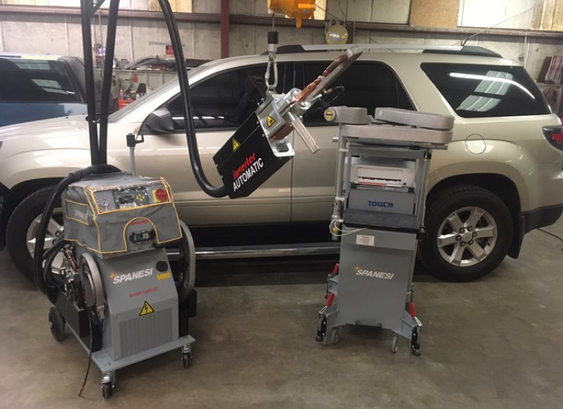 C.J.'s Auto Body collision repair work